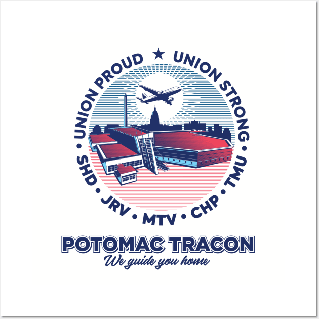 POTOMAC TRACON NATCA Wall Art by Gym & Juice Designs